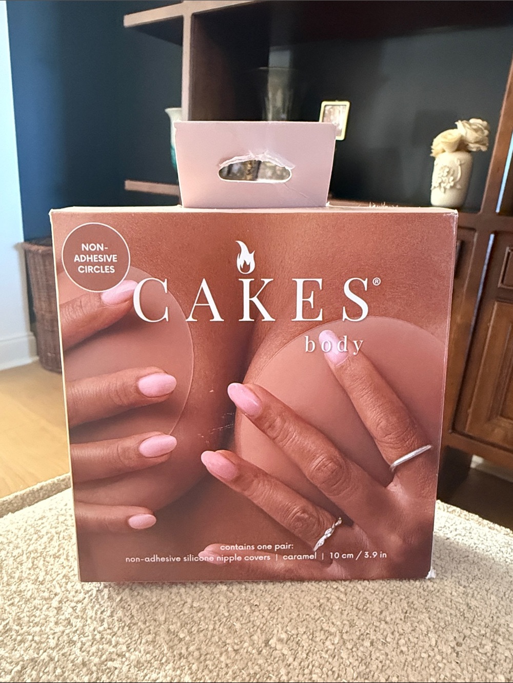 Caramel Grippy CAKES Circles - Blush Pink